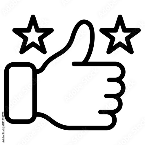 Reputation Icon Lineal Style