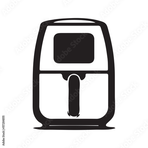 Air Fryer icon vector illustration on white background