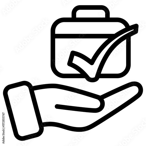 Portable Icon Lineal Style