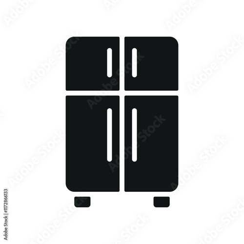 Refrigerator icon vector design templates simple and modern