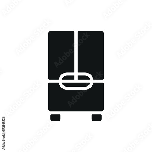 Refrigerator icon vector design templates simple and modern