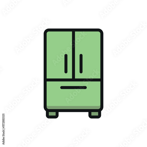 Refrigerator icon vector design templates simple and modern