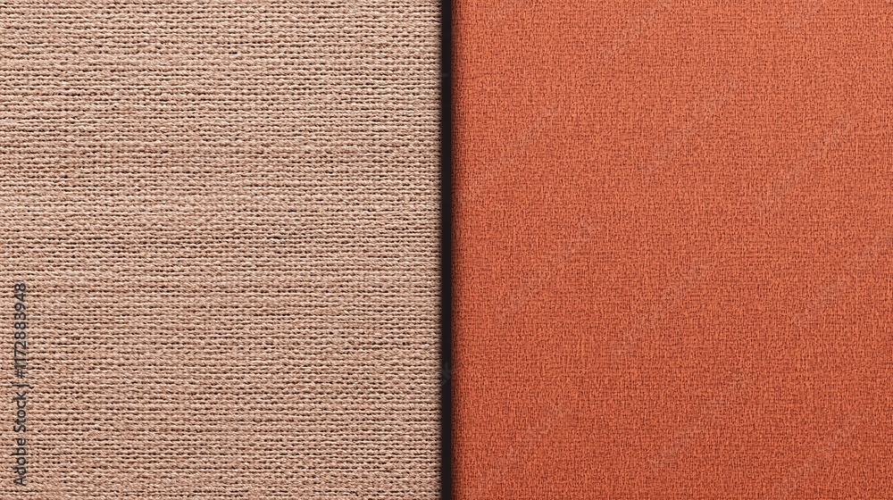 Fototapeta premium Textured Fabric Contrast with Natural and Warm Tones for Design