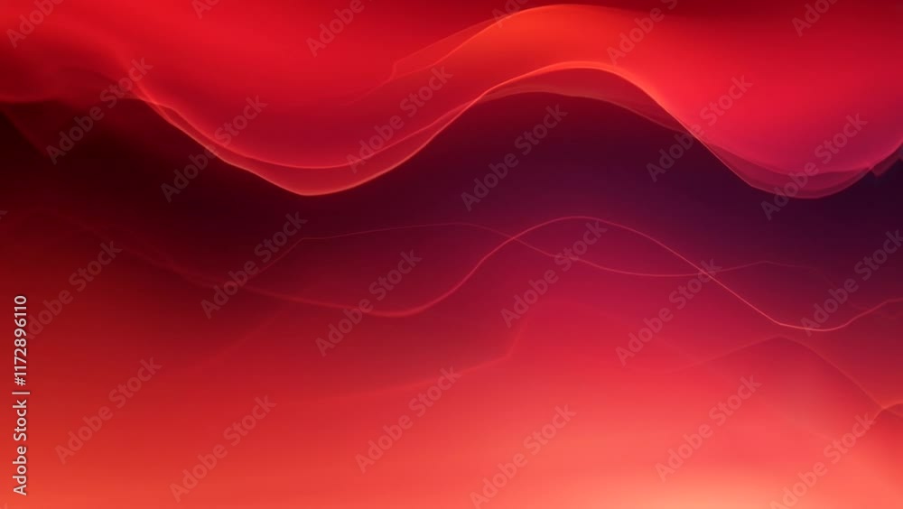 Abstract red wave background. Abstract red wave background.