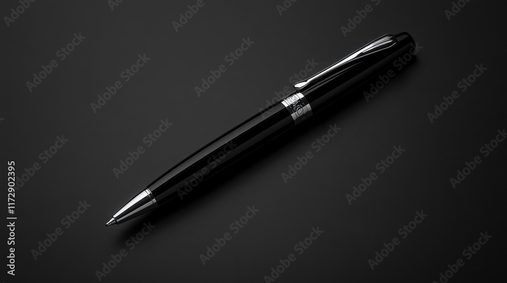 A single pen with a classic design sitting on top of a notepad, symbolizing readiness for action in a business setting. A single pen with a classic design sitting on top of a notepad, symbolizing readiness for action in a business setting.