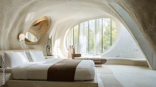 Architectural Wonder Hotels: Hotel with unique and innovative architecture, luxurious interiors, and a focus on design and creativity photo