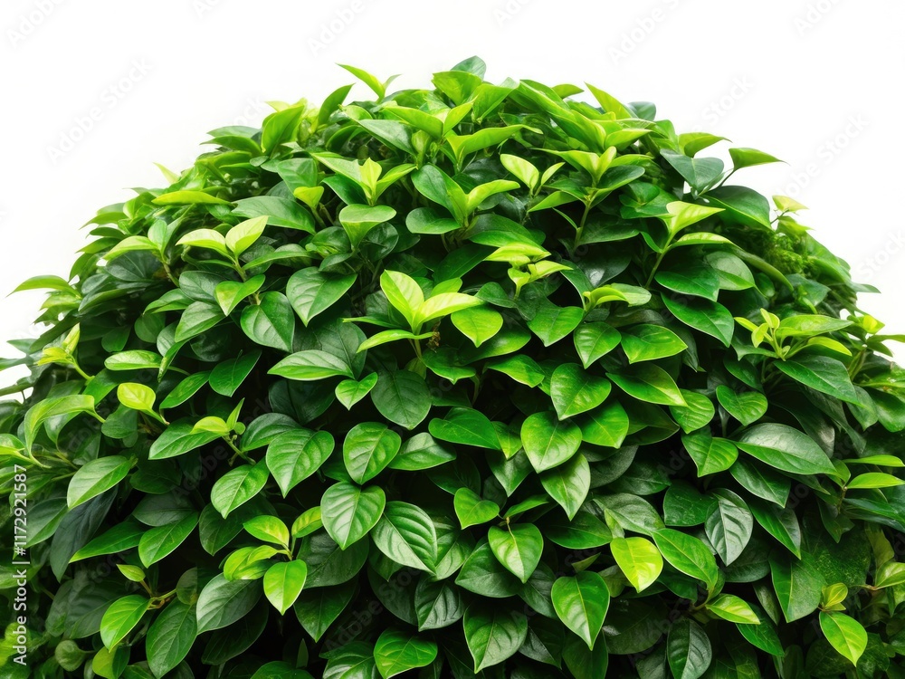Fototapeta premium Lush Green Tropical Creepers, Isolated Plant Clipping Path, High-Resolution Stock Photo, Botanical Background Image