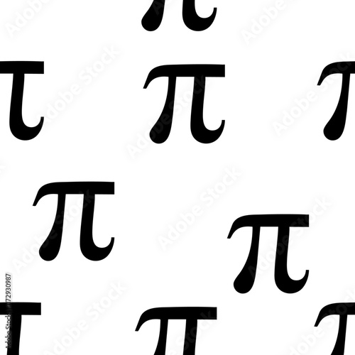 pi seamless pattern