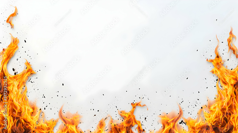 custom made wallpaper toronto digitalDynamic flames erupting from ground urban setting high-resolution image fiery environment close-up view nature's power