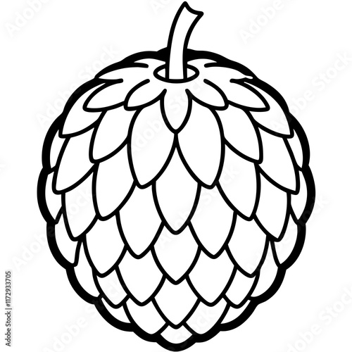 Elegant Balsam Apple Vector Art Design