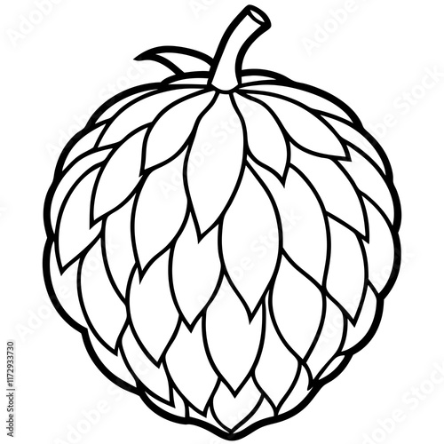 Elegant Balsam Apple Vector Art Design
