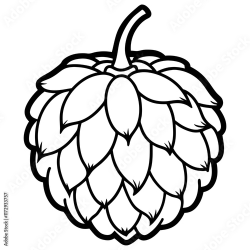 Elegant Balsam Apple Vector Art Design