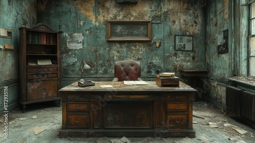 Abandoned Office Desk
