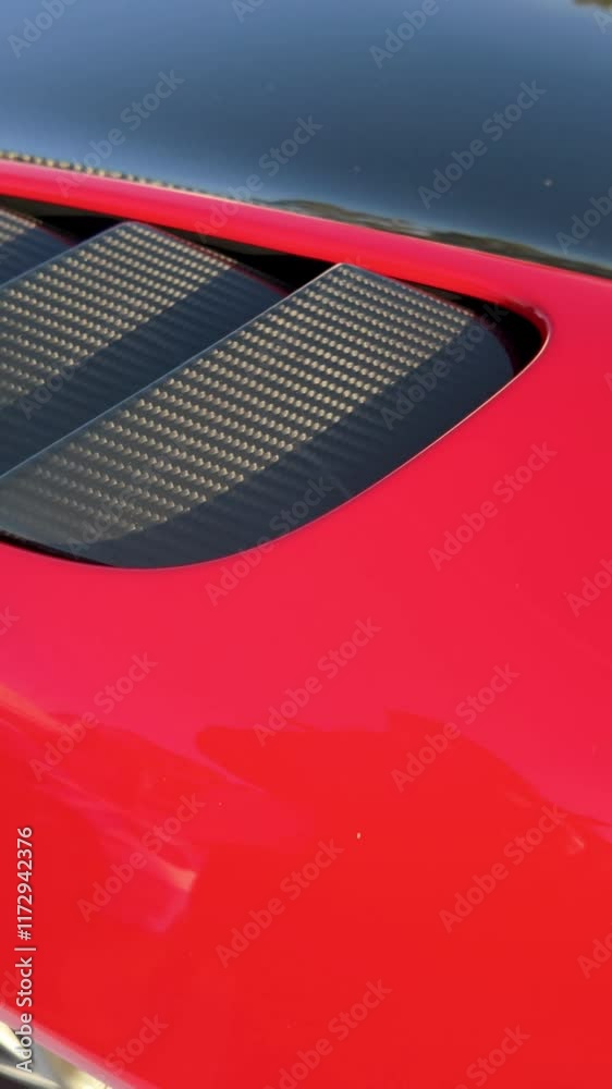 Close up de auto de carrera