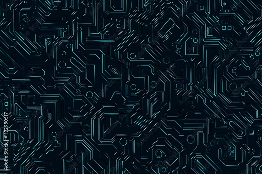 Abstract close-up of a glowing blue digital circuit board, showcasing intricate connections and technological design on a black background.
Abstract close-up of a glowing blue digital circuit board, showcasing intricate connections and technological design on a black background.