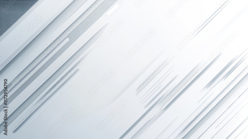 Fototapeta premium Abstract design featuring sleek, diagonal lines in a light color palette.