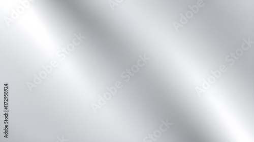 Metal silver texture background or aluminum brushed silver texture with reflection.Abstract background for wallpaper. Generative AI photo