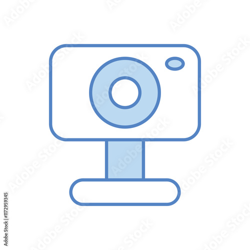 Webcam icon. Computer hardware icon design. vector graphic