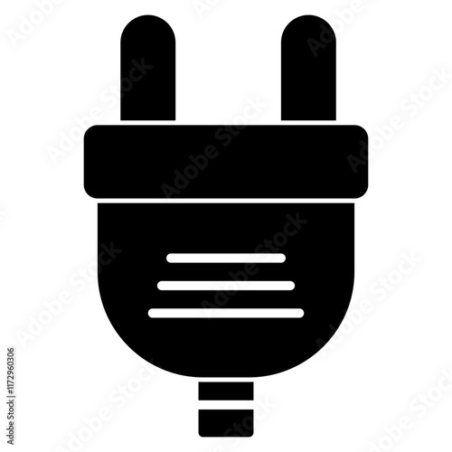 plug solid icon	