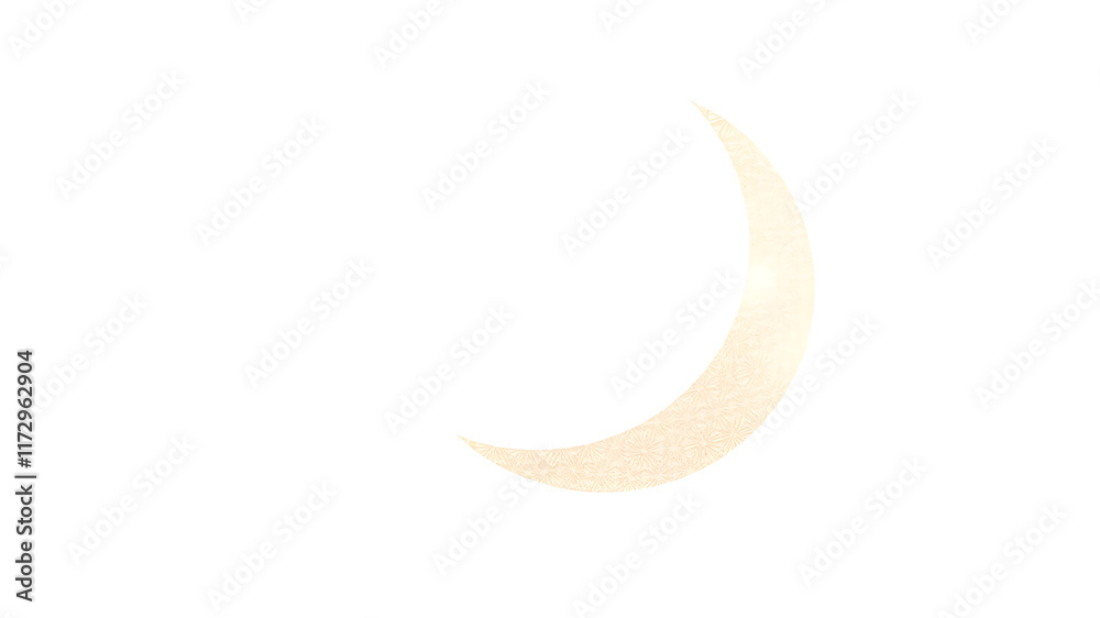Mystic crescent moon logo design on white background. Generative AI Mystic crescent moon logo design on white background. Generative AI