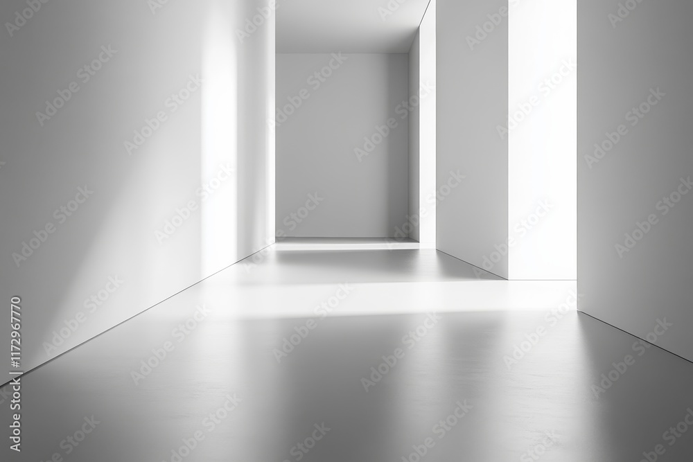 Fototapeta premium Pink Hallway with Soft Light