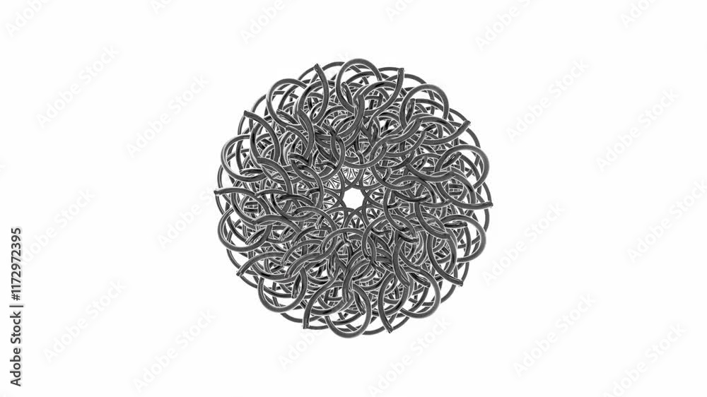 black and white animation. abstract background	