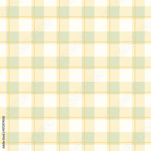 Obraz na płótnie Gingham seamless vector pattern with kawaii carrots. Tartan check for tablecloths, napkins, clothes, packaging, for the Easter holiday. Cozy cute childish. easter color. w salonie