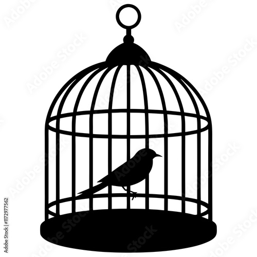 bird in cage