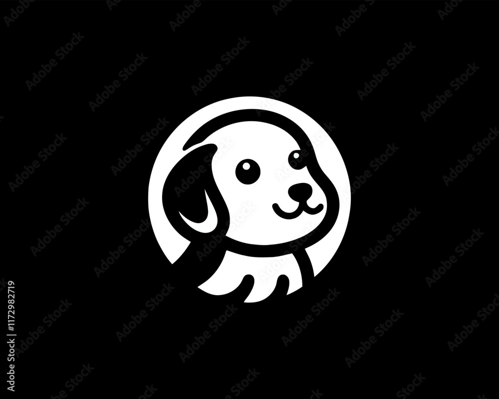 Fototapeta premium Dog Logo Design