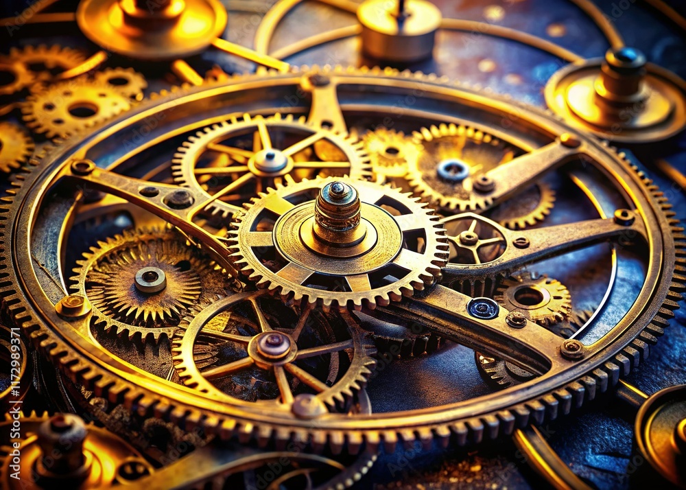 Modern Clock Tower Architectural Detail: Intricate Tick Mechanism Close-up Modern Clock Tower Architectural Detail: Intricate Tick Mechanism Close-up