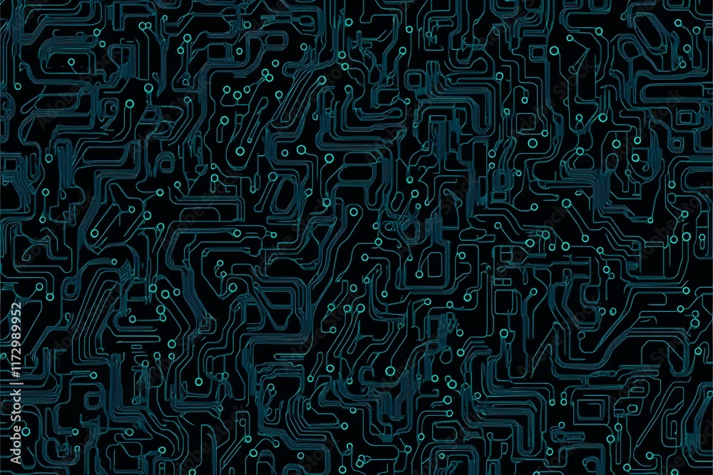 Abstract close-up of a glowing blue digital circuit board, showcasing intricate connections and technological design on a black background.
Abstract close-up of a glowing blue digital circuit board, showcasing intricate connections and technological design on a black background.