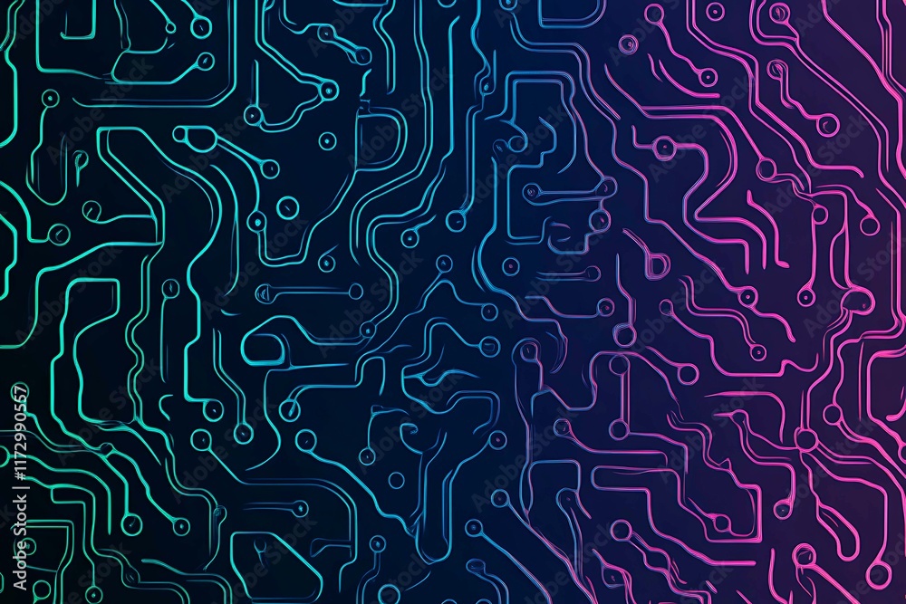 Abstract close-up of a glowing blue digital circuit board, showcasing intricate connections and technological design on a black background.
Abstract close-up of a glowing blue digital circuit board, showcasing intricate connections and technological design on a black background.
