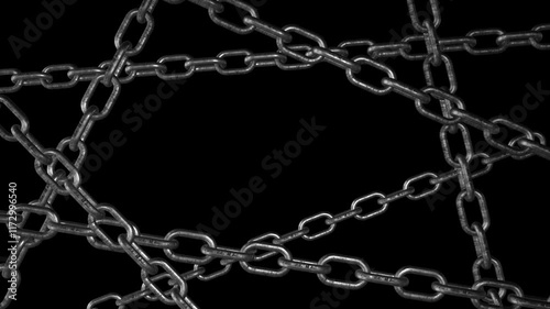 chains animation with alpha channel.