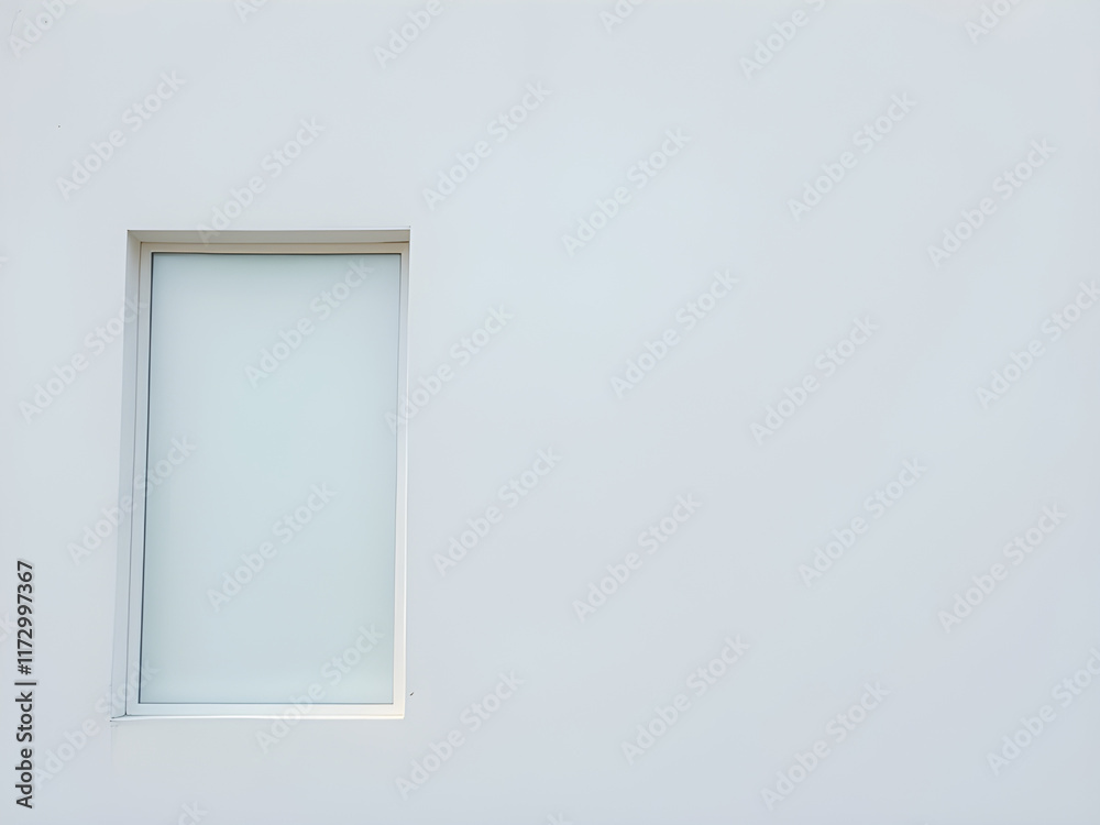 Modern Minimalist Building Exterior with White Facade and Windows Modern Minimalist Building Exterior with White Facade and Windows