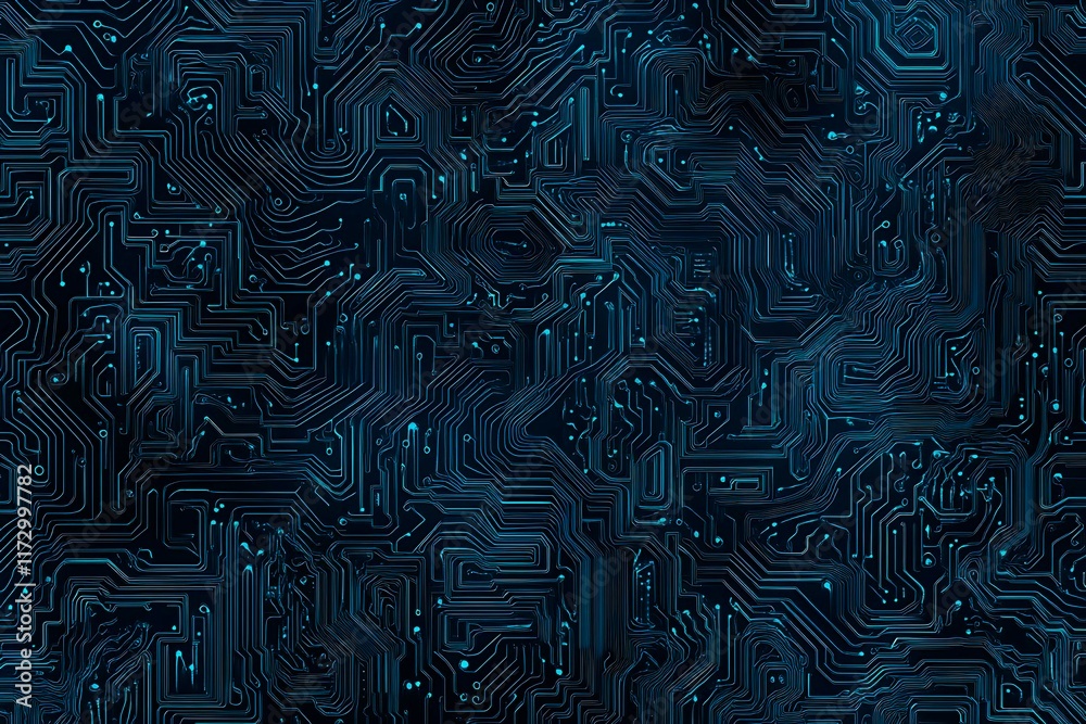 Abstract close-up of a glowing blue digital circuit board, showcasing intricate connections and technological design on a black background.
Abstract close-up of a glowing blue digital circuit board, showcasing intricate connections and technological design on a black background.
