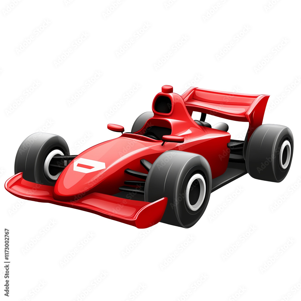 red race car ios emoji style no background red race car ios emoji style no background