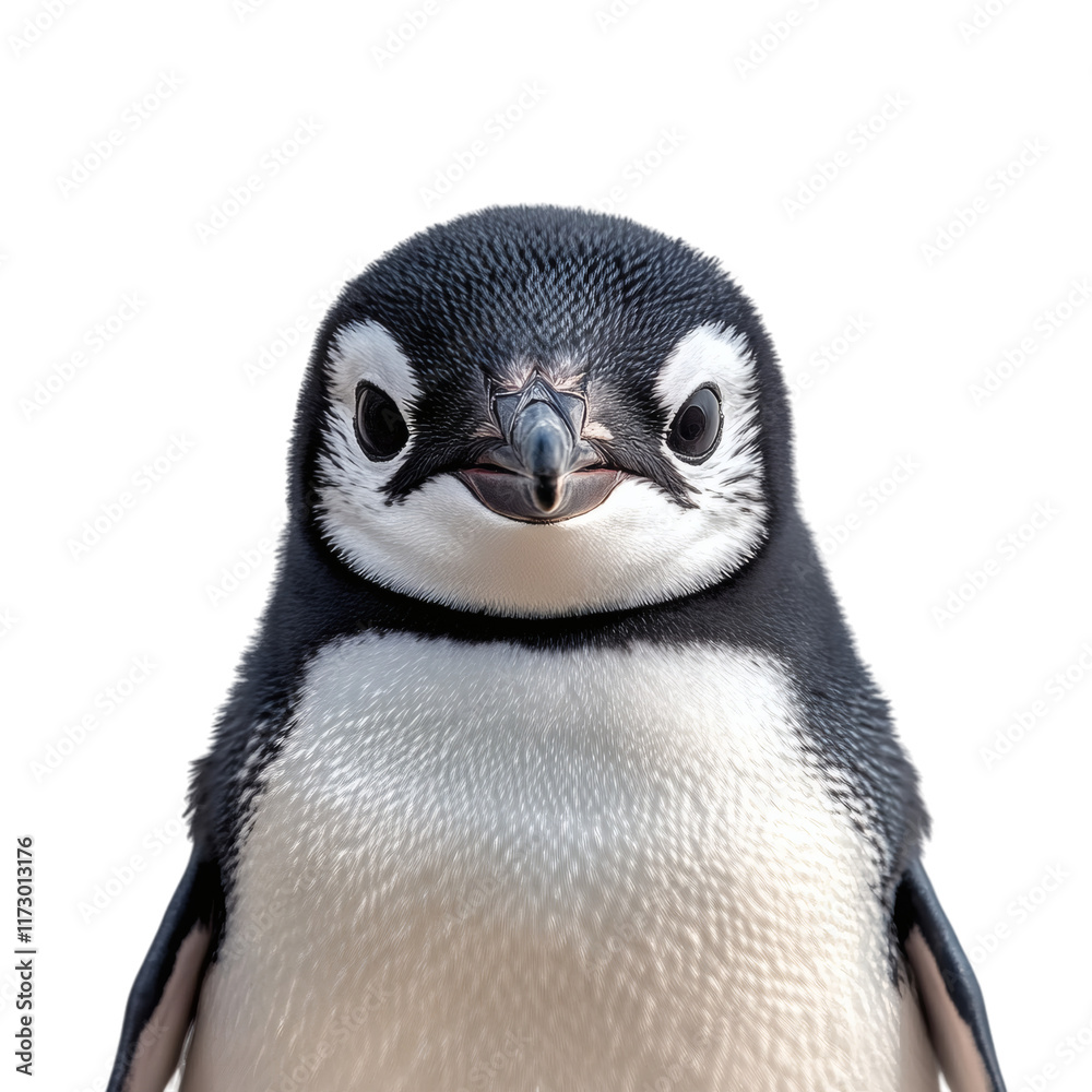 Naklejka premium penguin isolated on white transparent background