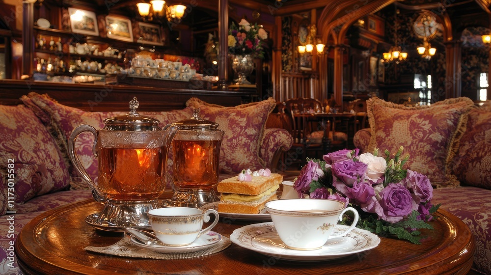 Victorian Parlor Elegance: Antique Furnishings & Timeless Charm Victorian Parlor Elegance: Antique Furnishings & Timeless Charm