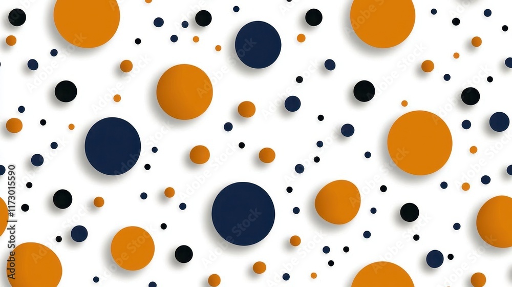 Seamless confetti dots pattern, bright and colorful Seamless confetti dots pattern, bright and colorful