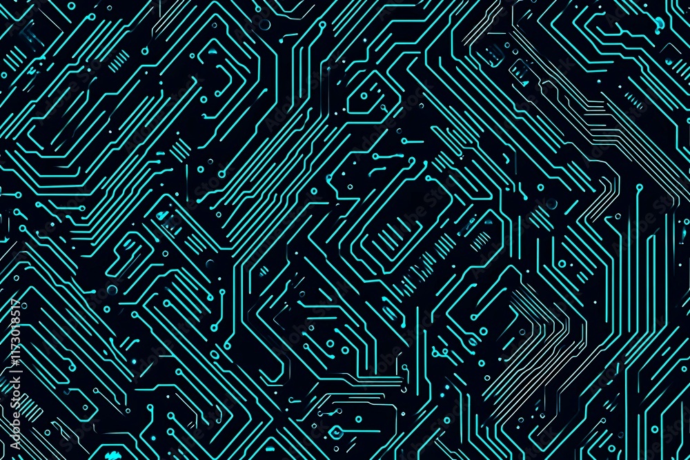 Abstract close-up of a glowing blue digital circuit board, showcasing intricate connections and technological design on a black background.
Abstract close-up of a glowing blue digital circuit board, showcasing intricate connections and technological design on a black background.