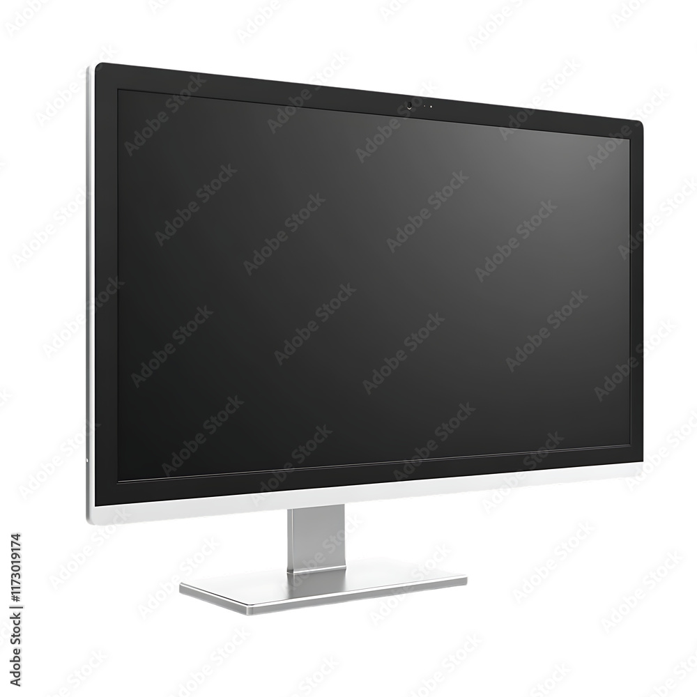 Monitor isolated on white background full depth of field
Monitor isolated on white background full depth of field