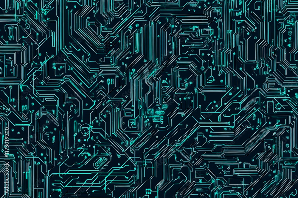 Abstract close-up of a glowing blue digital circuit board, showcasing intricate connections and technological design on a black background.
Abstract close-up of a glowing blue digital circuit board, showcasing intricate connections and technological design on a black background.