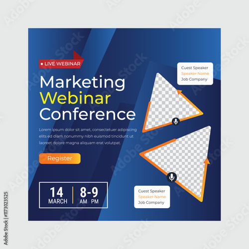 digital business marketing strategies live webinar Annual Business Conference live webinar banner invitation 