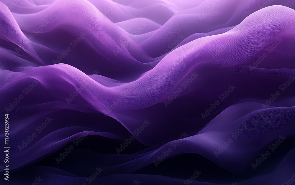 Obraz premium Abstract purple wavy fabric texture.