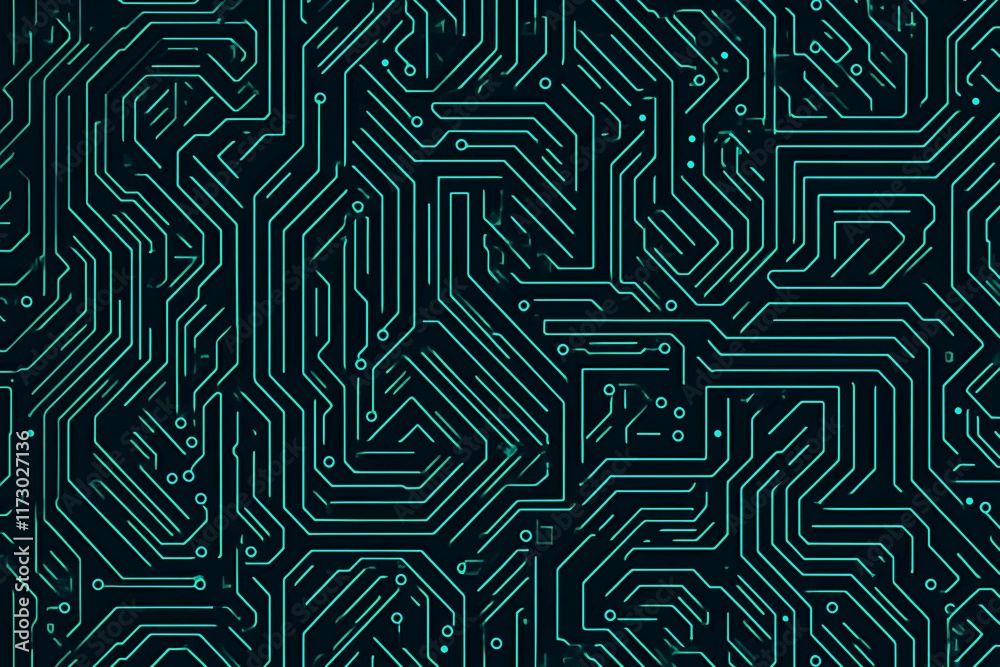 Abstract close-up of a glowing blue digital circuit board, showcasing intricate connections and technological design on a black background.
Abstract close-up of a glowing blue digital circuit board, showcasing intricate connections and technological design on a black background.