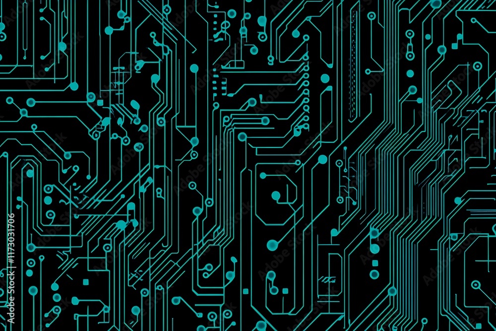 Abstract close-up of a glowing blue digital circuit board, showcasing intricate connections and technological design on a black background.
Abstract close-up of a glowing blue digital circuit board, showcasing intricate connections and technological design on a black background.