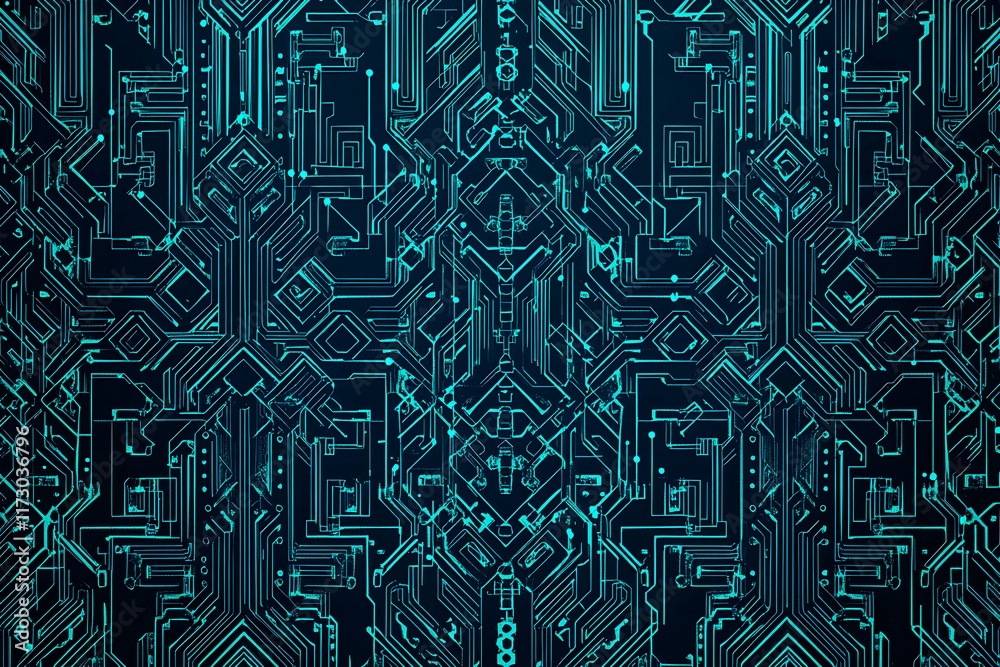Abstract close-up of a glowing blue digital circuit board, showcasing intricate connections and technological design on a black background.
Abstract close-up of a glowing blue digital circuit board, showcasing intricate connections and technological design on a black background.