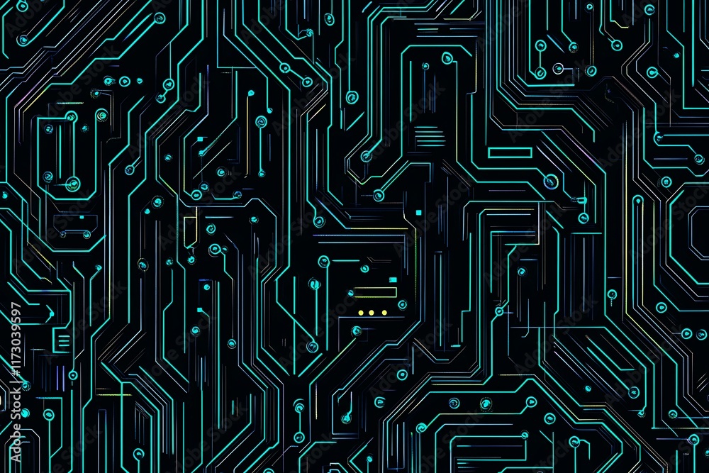 Abstract close-up of a glowing blue digital circuit board, showcasing intricate connections and technological design on a black background.
Abstract close-up of a glowing blue digital circuit board, showcasing intricate connections and technological design on a black background.