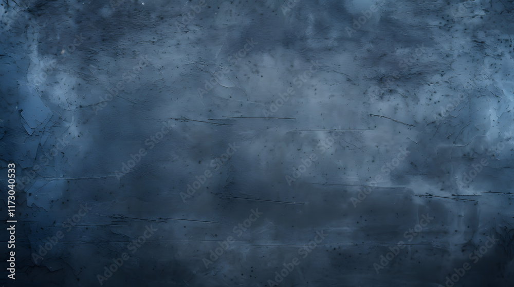 Obraz premium Digital retro dark blue textured graphics poster background
