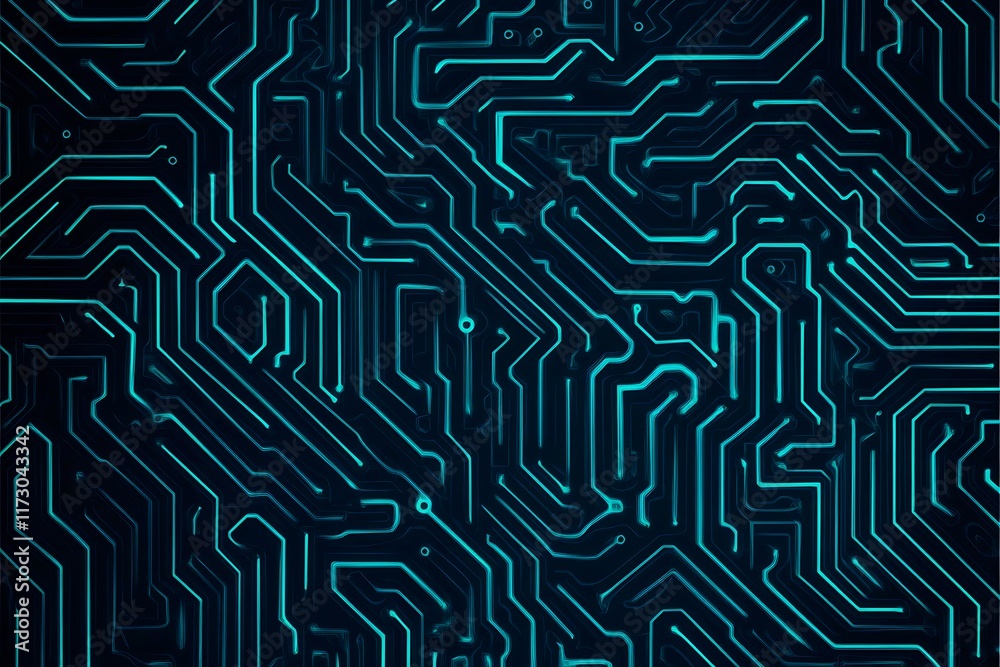 Abstract close-up of a glowing blue digital circuit board, showcasing intricate connections and technological design on a black background.
Abstract close-up of a glowing blue digital circuit board, showcasing intricate connections and technological design on a black background.